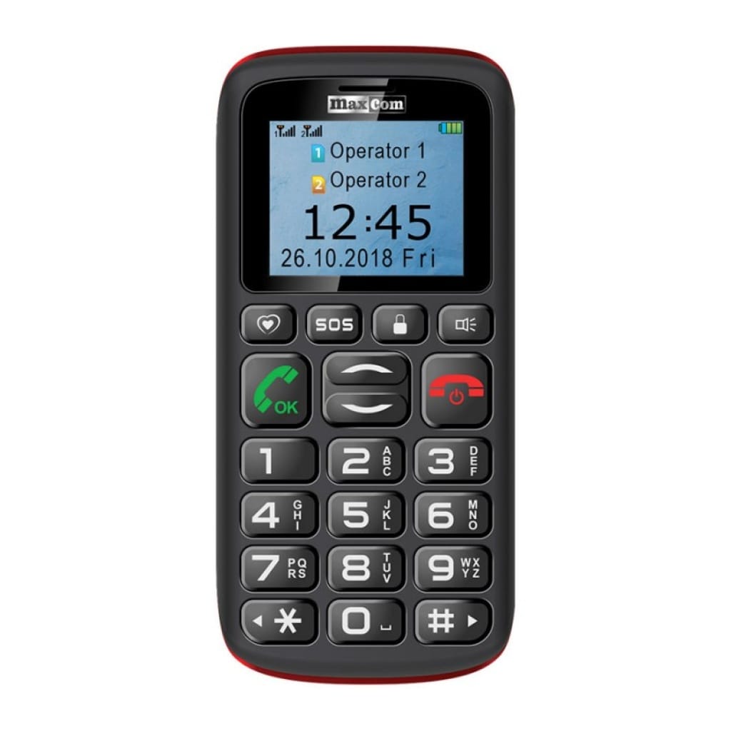 Najlepsze telefony dla seniorów 1 telefon komorkowy dla seniora maxcom mm428